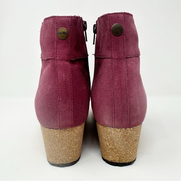 Birkenstock Mauve Wedge Ankle Booties - Picture 4 of 9